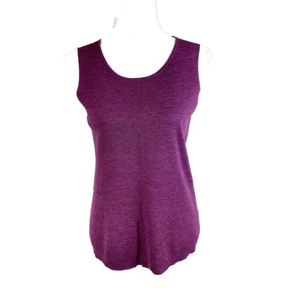 EILEEN FISHER Merino Wool Shell Top - Picture 2 of 4